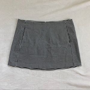 Gingham Mini Skirt